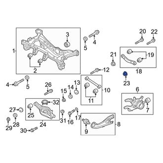 Kia OE - Suspension Strut Mount Nut