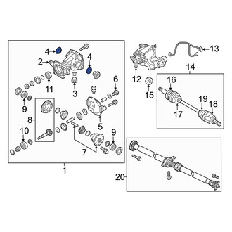 Kia OE - Rear CV Axle Shaft Seal