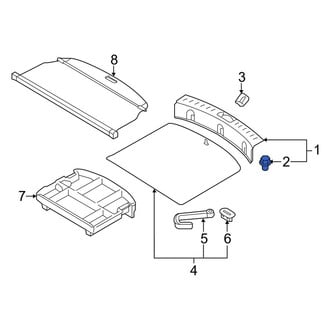 Kia OE - Rear Body Panel Trim Panel Clip