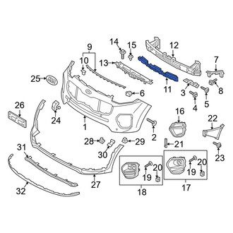 Kia OE - Front Bumper Impact Absorber