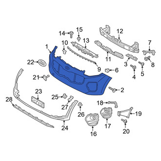 Kia OE - Rear Upper Bumper Cover