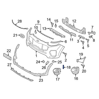 Kia OE - Front Left Fog Light Bracket