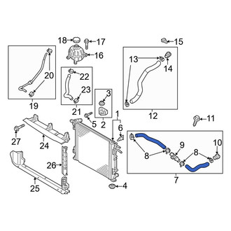Kia OE - Upper Radiator Coolant Hose