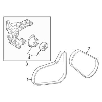 Kia OE - Cooling - Belts & Pulleys (EX / LX 2.4L)