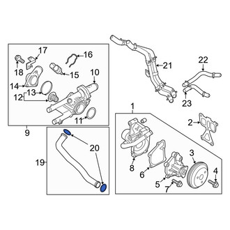 Kia OE - Engine Coolant Pipe Seal