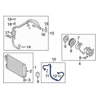 Kia OE - A/C Refrigerant Discharge Hose