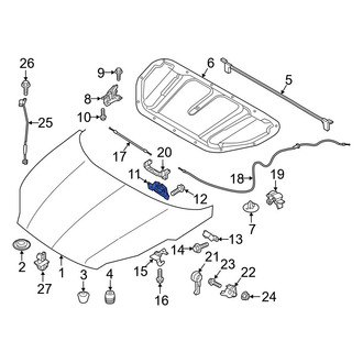 Kia OE - Front Hood Latch