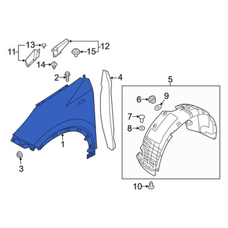 Kia OE - Front Left Fender