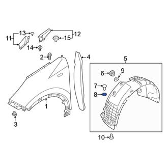 Kia OE - Fender Liner Washer