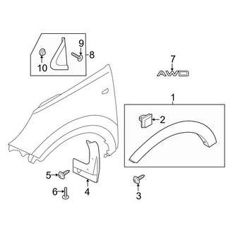 Kia OE - Fender - Exterior Trim