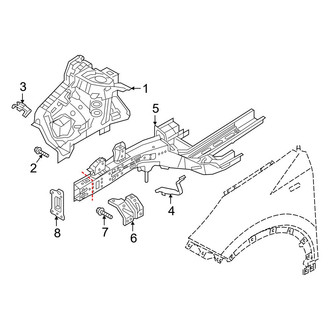 Kia OE - Fender - Structural Components & Rails