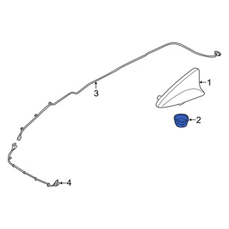 Kia OE - Radio Antenna Mast Nut