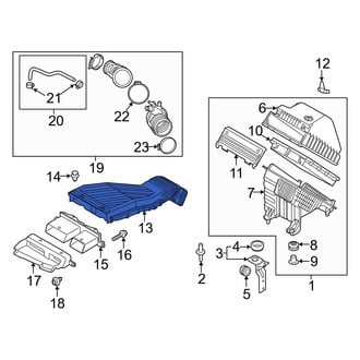 Kia OE - Front Engine Air Intake Hose