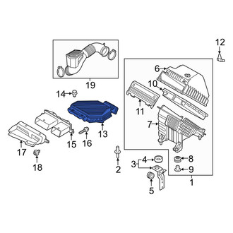 Kia OE - Front Engine Air Intake Hose