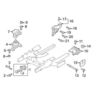 Kia OE - Engine / Transaxle - Engine & Transmission Mounting (2.0L Gas)