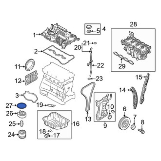 Kia OE - Engine Oil Cooler O-Ring