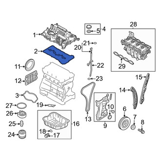 Kia OE - Engine Valve Cover Gasket
