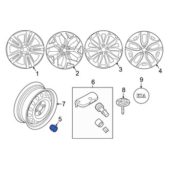 Kia OE - Wheel Lug Nut