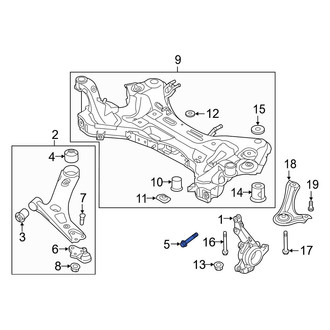 Kia OE - Front Suspension Control Arm Bolt