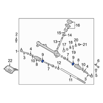 Kia OE - Rack and Pinion Bellows Clamp