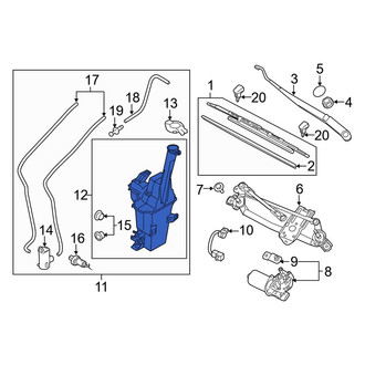 Kia OE - Washer Fluid Reservoir