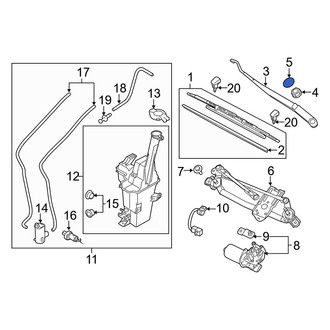 Kia OE - Wiper Arm Cap