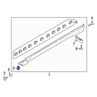 Kia OE - Rocker Panel Molding Nut