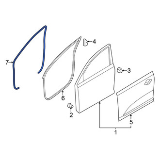 Kia OE - Front Left Inner Door Seal