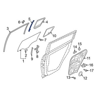 Kia OE - Rear Right Door Window Division Bar