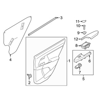 Kia OE - Rear Door - Interior Trim