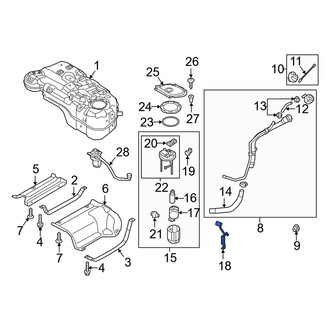 Kia OE - Fuel Sender and Hanger Assembly