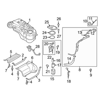Kia OE - Fuel System Components