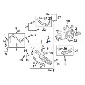 Kia OE - Suspension Shock Absorber Bolt
