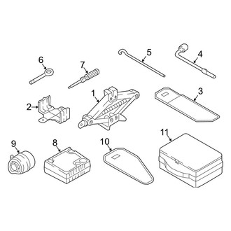 Kia OE - Rear Body & Floor - Jack & Components