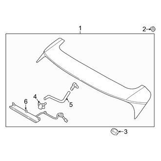 Kia OE - Lift Gate - Spoiler