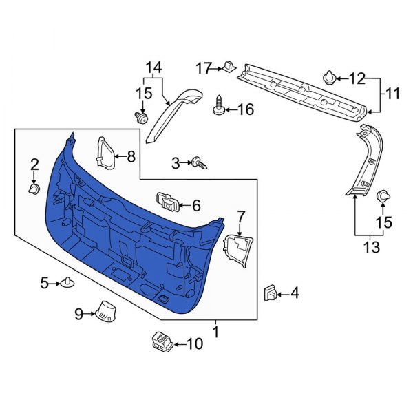 Liftgate Trim