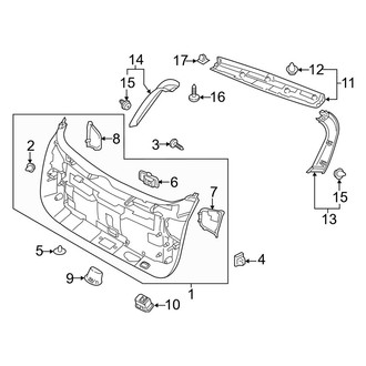 Kia OE - Lift Gate - Interior Trim
