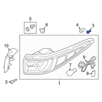 Kia OE - Upper Tail Light Clip
