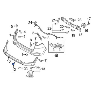 Kia OE - Rear Tow Eye Cap