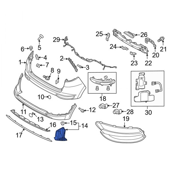 Bumper Splash Shield