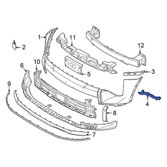 Kia OE - Front Left Lower Bumper Cover Bracket