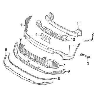 Kia OE - Front Bumper & Grille - Bumper & Components (USA Built), (X-Line / X-Pro Prestige)