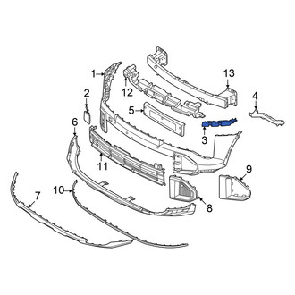 Kia OE - Front Left Upper Bumper Cover Bracket