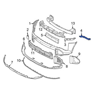 Kia OE - Front Left Lower Bumper Cover Bracket