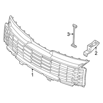 Kia OE - Front Bumper & Grille - Grille & Components (Korea Built)