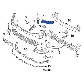 Kia OE - Front Left Outer Bumper Cover Bracket