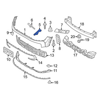 Kia OE - Front Right Inner Bumper Cover Bracket