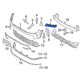 Kia OE - Front Left Outer Bumper Cover Bracket