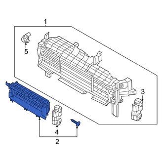 Kia OE - Front Lower Radiator Shutter Assembly