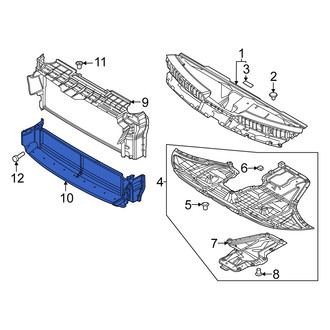 Kia OE - Front Lower Radiator Support Air Deflector